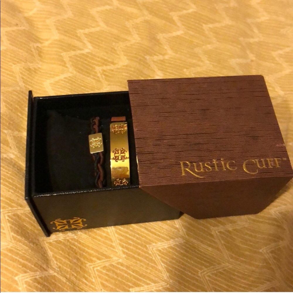 rare rustic cuff set !!!